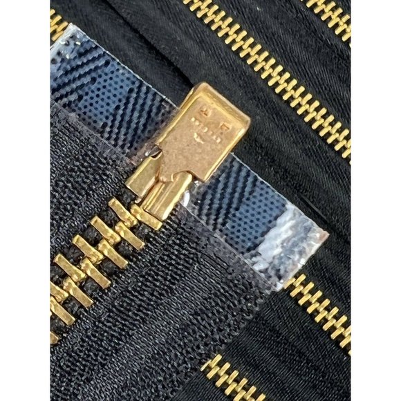 10x NOS Vintage Lot Scovill USA Metal Brass Zipper Pulls Zippers~21" Replacement - Picture 8 of 10